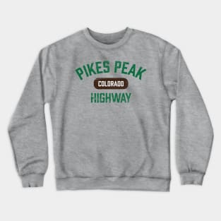 Pikes Peak Highway - Colorado Rocky Mountains Crewneck Sweatshirt